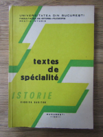 Viorica Hariton - Textes de specialite. Istorie