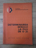 Determinarea sexului la puii de o zi