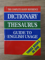 Anticariat: Dictionary thesaurus. Guide to english usage