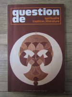 Anticariat: Question de spiritualite, tradition, litteratures, nr 19