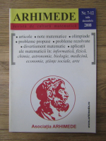 Revista Arhimede, nr 7-12, iulie-decembrie 2008