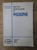 Anticariat: Revue Roumaine de philosophie, tome 50, nr. 1-2, 2006