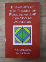 A. N. Kolmogorov - Elements of the theory of functions and functional analysis