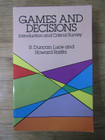 R. Duncan Luce - Games and decisions. Introduction and critical survey