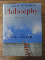 Anticariat: Ted Honderich - The Oxford companion to philosophy