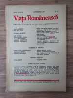 Viata Romaneasca, anul LXXVIII, nr 10, octombrie 1983