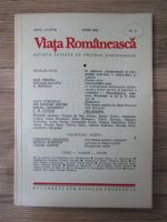 Anticariat: Viata Romaneasca, anul LXXVIII, nr 6, iunie 1983