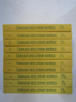 Anticariat: Eugen Simion - Cronologia vietii literare romanesti. Perioada postbelica (10 volume)