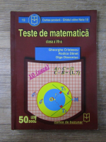 Gheorghe Cristescu - Teste de matematica, clasa a VII a