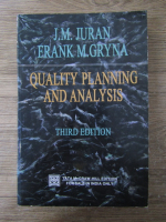 J. M. Juran - Quality planning and analysis