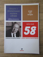 Jorge Luis Borges - Despre o misterioasa scriere cifrata