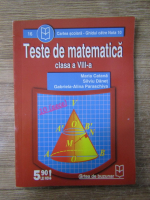 Maria Catana - Teste de matematica, clasa a VIII a