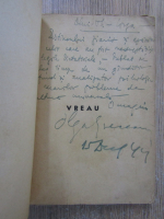 Olga Greceanu - Vreau (cu autograful autoarei, 1944)