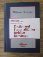 Anticariat: Tudorel Toader - Dictionarul personalitatilor juridice romanesti