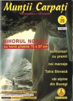 Revista Muntii Carpati. Muntii Bihorul Nordic, cu harta