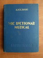 Anticariat: A. Doljanski - Mic dictionar muzical