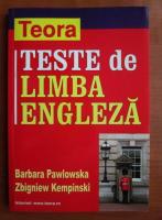 Barbara Pawlowska - Teste de limba engleza