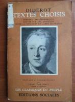 Anticariat: Diderot - Textes choisis
