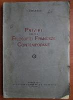 I. Didilescu - Priviri asupra filosofiei franceze contemporane