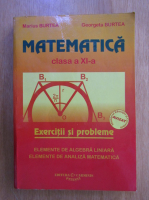 Anticariat: Marius Burtea - Matematica. Clasa a XI-a. Exercitii si probleme