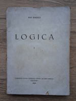 Nae Ionescu - Logica (volumul 1, 1943, uzata)