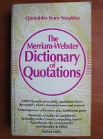 Anticariat: The Merriam Webster dictionary of quotations