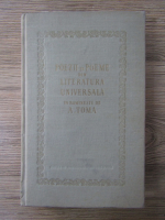 A. Toma - Poezii si poeme din literatura universala