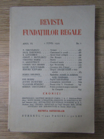 Revista fundatiilor regale, anul VI, nr. 6, 1 iunie 1939