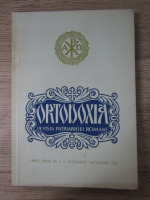 Revista Ortodoxia, anul XXVII, nr. 4, octombrie-decembrie 1975