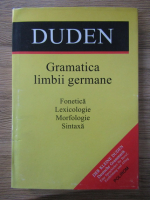 Rudolf Hoberg - Duden. Gramatica limbii germane