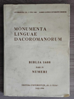 Anticariat: Monumenta linguae dacoromanorum. Biblia 1688. Pars IV. Numeri