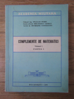 Otlacan Petru - Complemente de matematici (volumul 1, partea I)