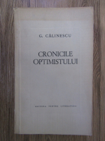 Anticariat: George Calinescu - Cronicile optimistului