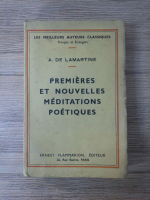 A. de Lamartine - Premieres et nouvelles meditations poetiques