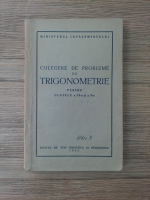 Culegere de probleme de trigonometrie pentru clasele a IX a si a X a