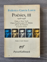 Federico Garcia Lorca - Poesies III, 1926-1936 