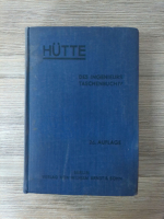 Hutte. Des ingenieurs taschenbuch (volumul 4)