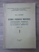 Anticariat: Ion Banu - Istoria filosofiei universale (volumul 1)