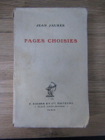 Jean Jaures - Pages choisies (1922)