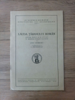 Lauda taranului roman, discurs rostit la 29 mai 1940 in sedinta publica solemna de Liviu Rebreanu (editie facsimil, 1940)