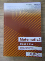 Marius Burtea - Matematica, clasa a XI-a, filiera tehnologica, srvicii, resurse, tehnic