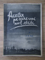 Nicolae Pura - Acela pe care voi nu-l stiti