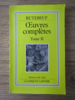 Rutebeuf - Oeuvres completes (volumul 2)