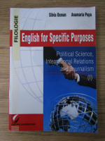 Silvia Osman - English for specific purposes. Political science, international relations and journalism (volumul 1)