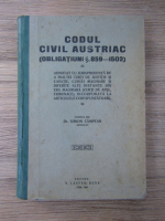 Simion Campean - Codul civil austriac. Obligatiuni 859-1502 (1928)