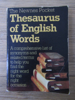 The Newnes Pocket Thesaurus of English words