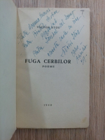 Victor Stoe - Fuga cerbilor (cu autograful autorului)