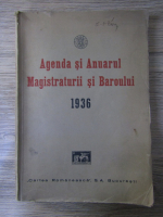 Agenda si Anuarul Magistraturii si Baroului 1936