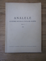 Anticariat: Analele Academiei Republicii Populare Romane, volumul 2: 1952