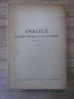 Analele Academiei Republicii Populare Romane, volumul 8